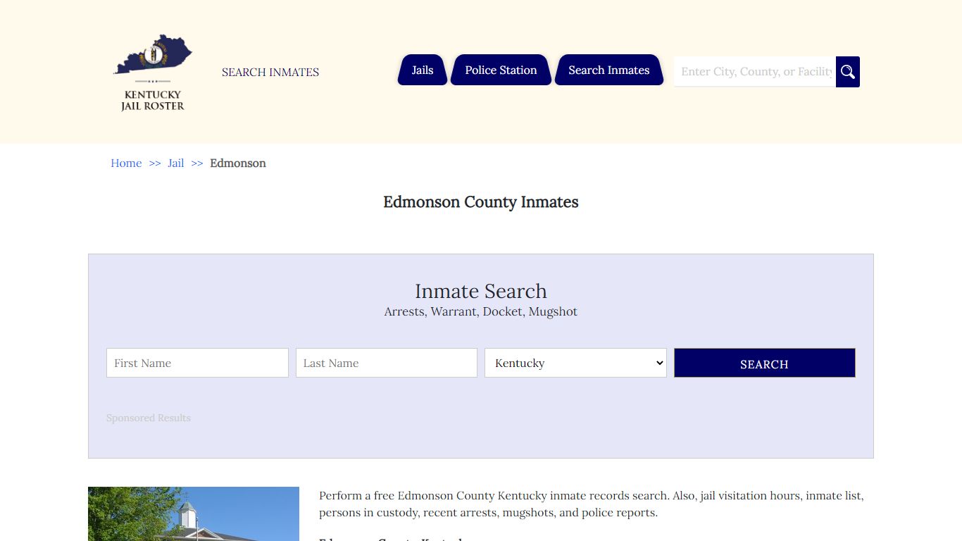 Edmonson County Inmates | Jail Roster Search